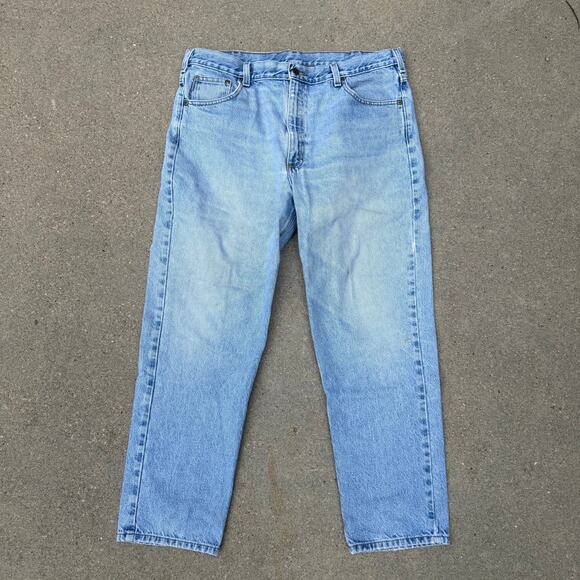 Carhartt Jeans Mens 40x30 Stonewash Traditional Fit Straight Leg Work B18 STW - Picture 2 of 7